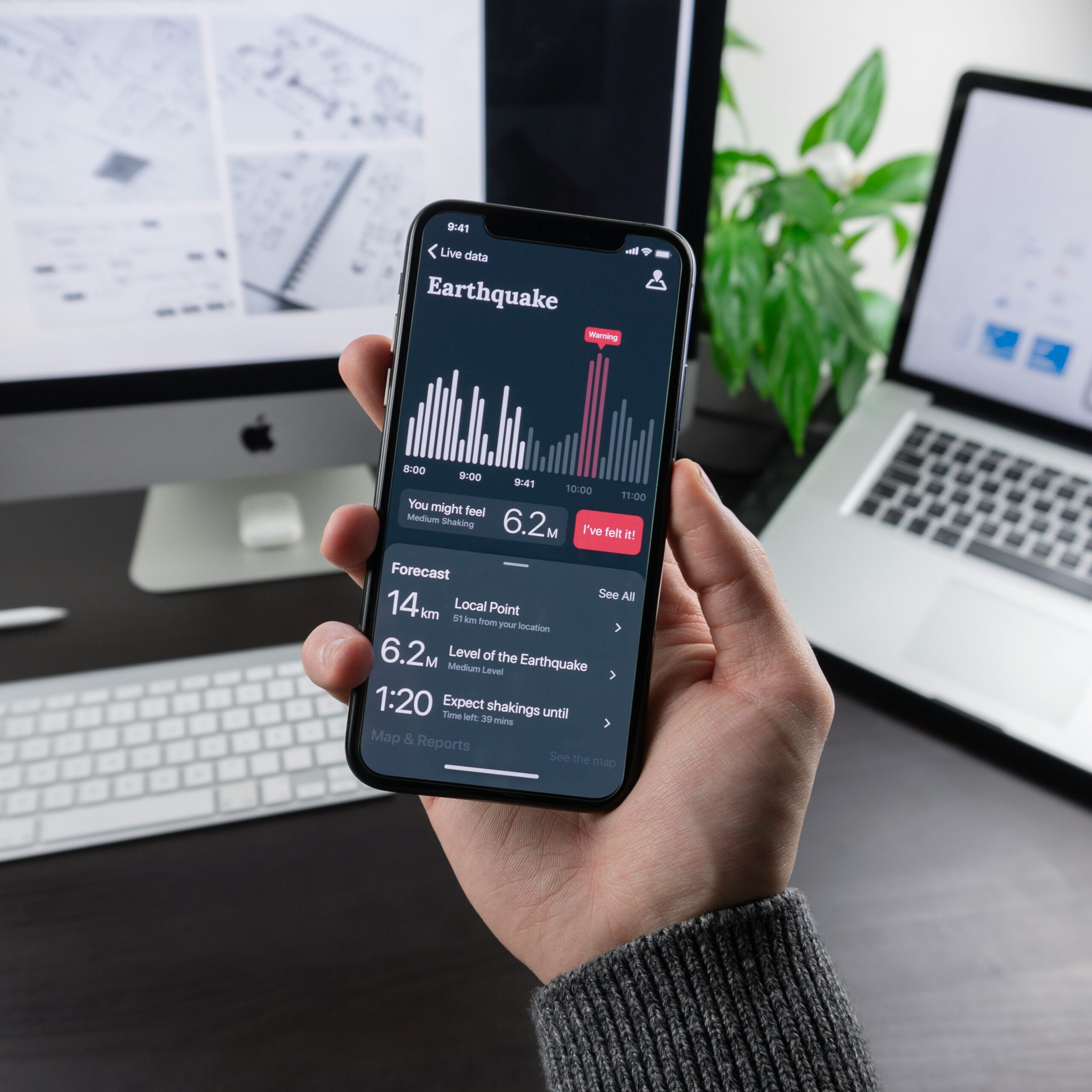 Ovulationstest und App-Schnittstelle